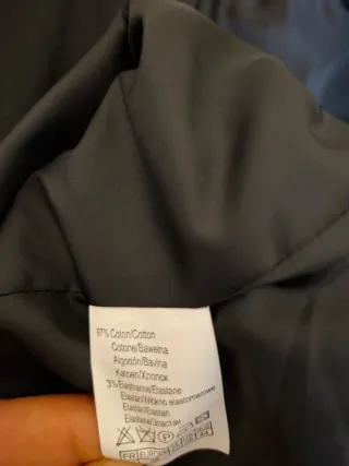 Giacca nera in cotone