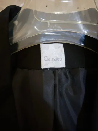 Giacca nera in cotone