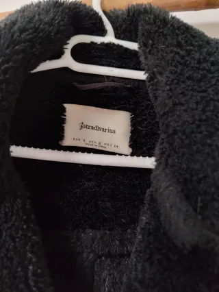 Abrigo pelo sintético talla S