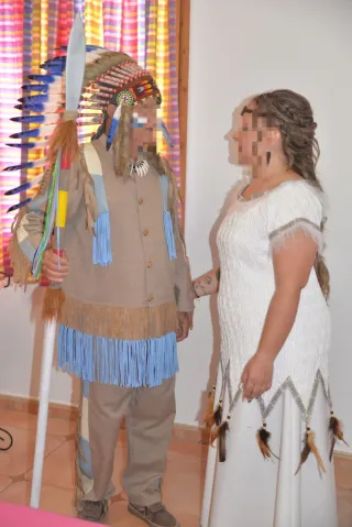 Disfraz tribu india hombre