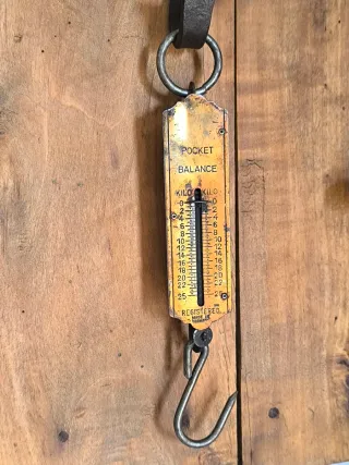Antigua Balanza de bolsillo