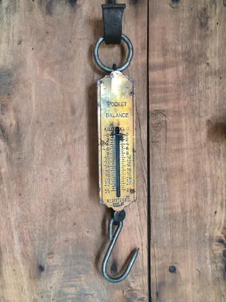 Antigua Balanza de bolsillo