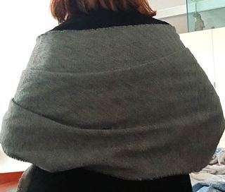 Sciarpa grande morbidissima grigia