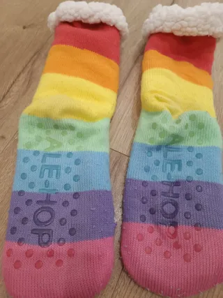 Calcetines Ale-hop Antideslizantes Arcoíris