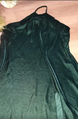 Vestido ASOS Negro/Verde Talla XL