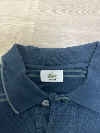 Polo Lacoste manga larga rayas