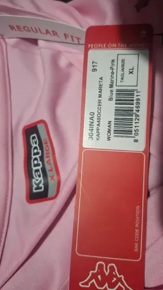 Camiseta Kappa Rosa y Azul