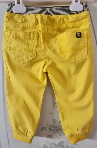 Pantaloni twill gialli