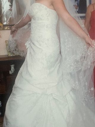 Vestido de Novia Pronovias con Velo