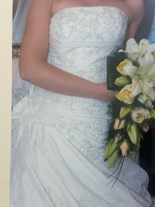 Vestido de Novia Pronovias con Velo