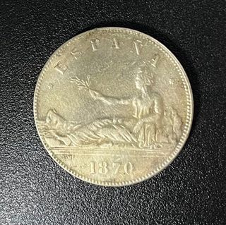 Onza de Plata 1870 - 5 Pesetas