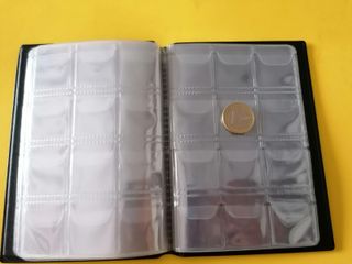 Álbum para monedas y coleccionables