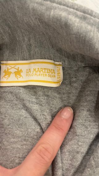 Polo La Martina Gris Mujer