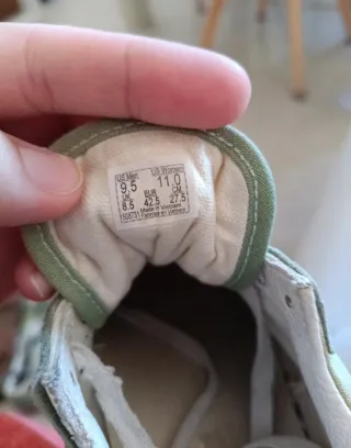 Zapatillas Vans Verdes Talla 42.5