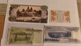 10 Billetes de Asia