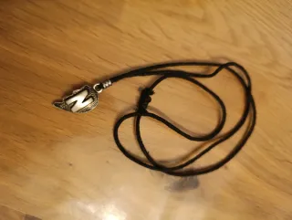 Colgante Corazón Letra N Plateado