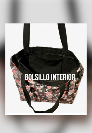Bolso Tote Calaveras Florales