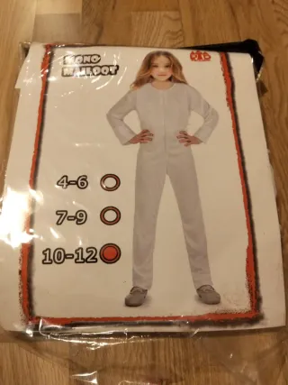 Mono blanco niña talla 10/12