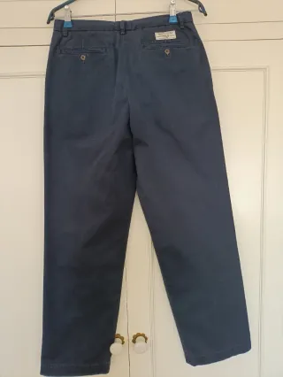 Pantalón chino azul
