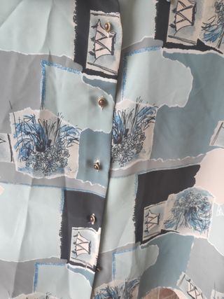 Blusa Vintage Estampada