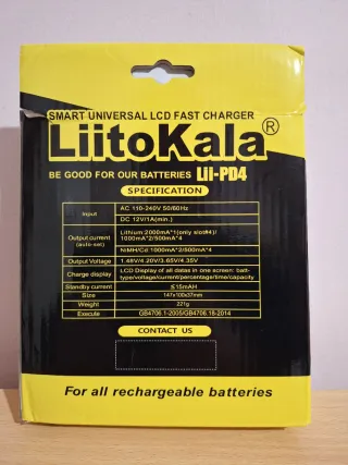 Cargador inteligente LiitoKala Lii-PD4