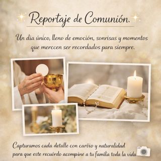 Reportajes fotos comuniones