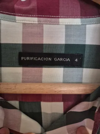 Camisa Purificación García cuadros L
