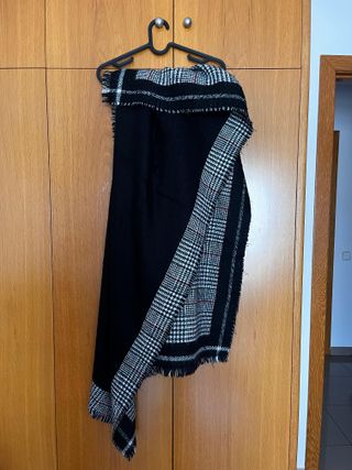 Bufanda Zara cuadros reversible