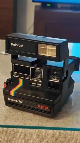 Cámara Polaroid Supercolor 635CL años 80 nueva