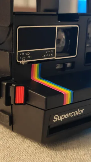 Cámara Polaroid Supercolor 635CL años 80 nueva