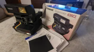 Cámara Polaroid Supercolor 635CL años 80 nueva