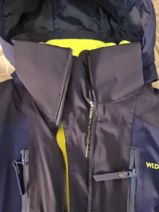 Chaqueta esquí azul y verde T.S (14 años)