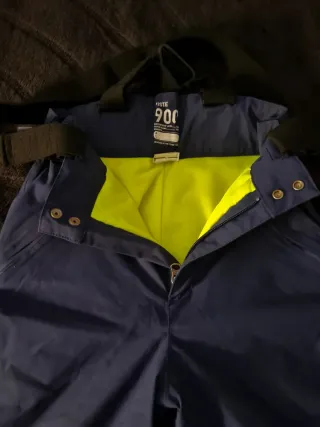 Chaqueta esquí azul y verde T.S (14 años)