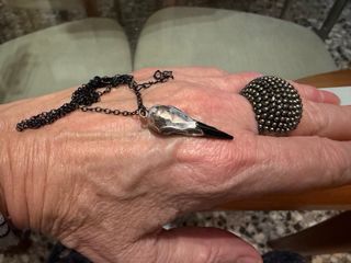 Anillo y Colgante gotico Calavera de Cuervo