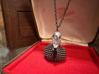 Anillo y Colgante gotico Calavera de Cuervo