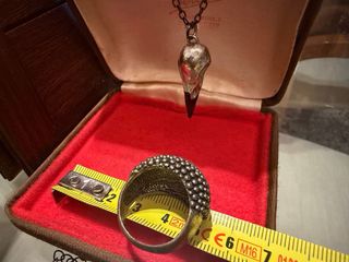Anillo y Colgante gotico Calavera de Cuervo