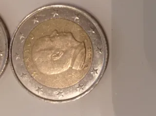 Lote 2 monedas Mónaco 2€