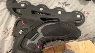 Patines Oxelo Talla 39 Negro/Rosa