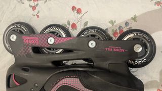 Patines Oxelo Talla 39 Negro/Rosa