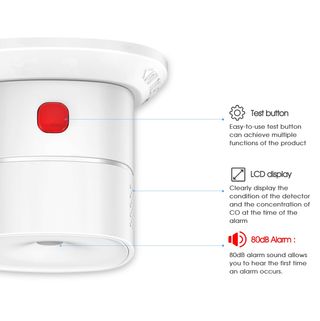 HEIMAN WiFi detector monóxido de carbono alarma
