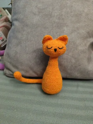 Gato Amigurumi Naranja