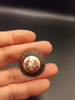 Pomos de porcelana Limoges (4 unidades)