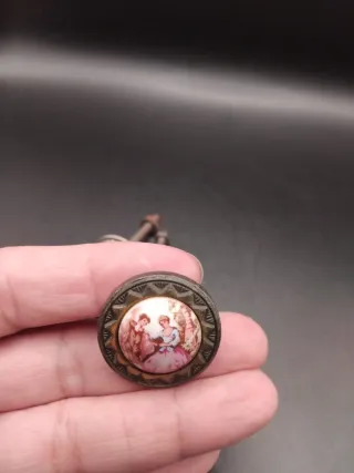 Pomos de porcelana Limoges (4 unidades)