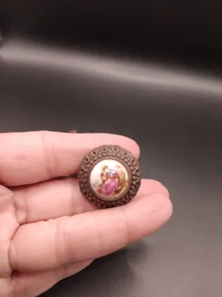 Pomos de porcelana Limoges (4 unidades)