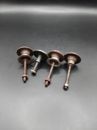 Pomos de porcelana Limoges (4 unidades)