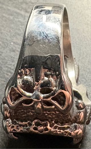 Anillo Outlaws Amsterdam Negro/Plateado