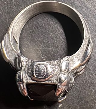 Anillo Outlaws Amsterdam Negro/Plateado