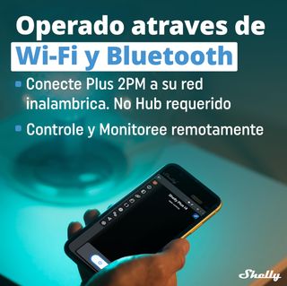 Shelly Plus i4 DC Control. WiFi y Bluetooth