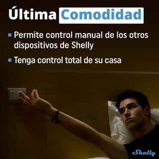 Shelly Plus i4 DC Control. WiFi y Bluetooth