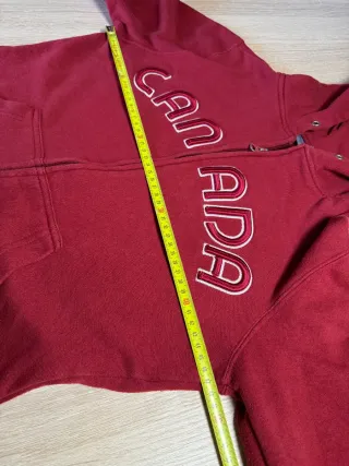 Felpa con cappuccio NBT Canada rossa